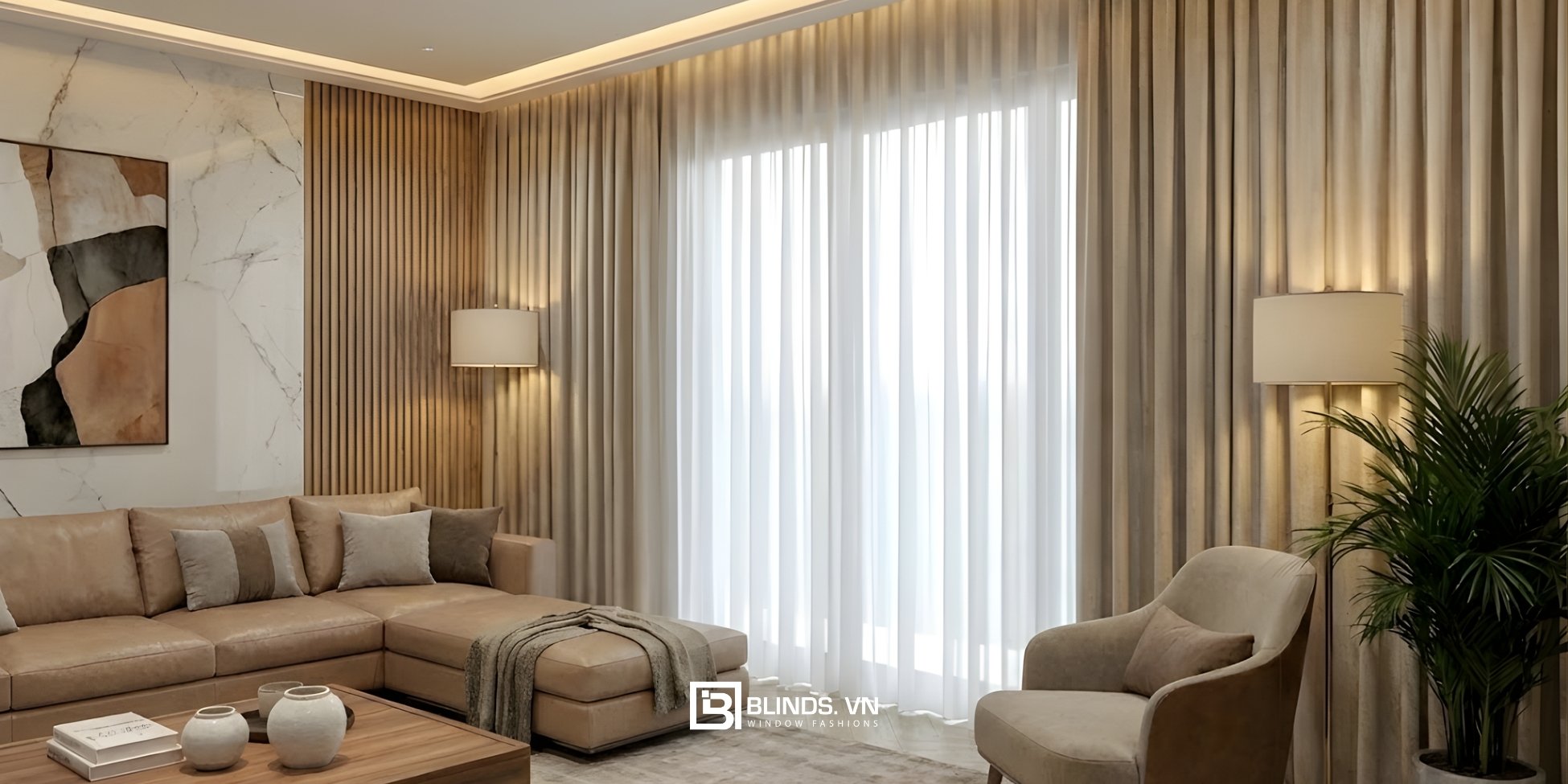 Luxury Park Views, Hà Nội 1 Rèm cửa Blinds tại chung cư Luxury Park Views 3