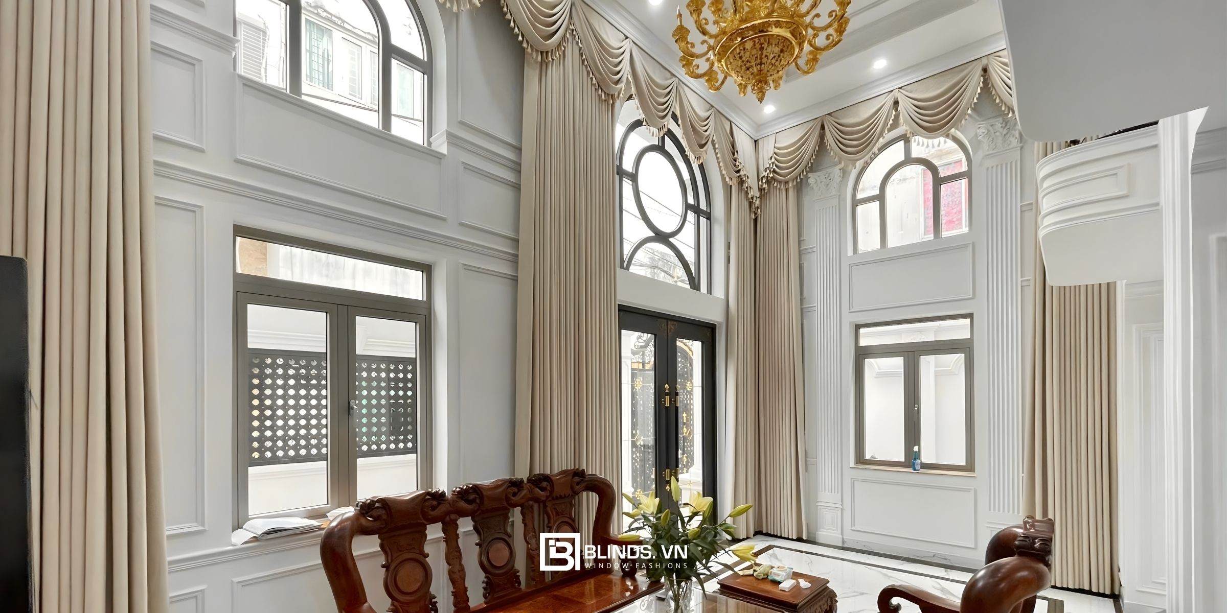 Biệt thự Đồng Nai 1 Rèm cửa Blinds tại Biệt thự Đồng Nai 1