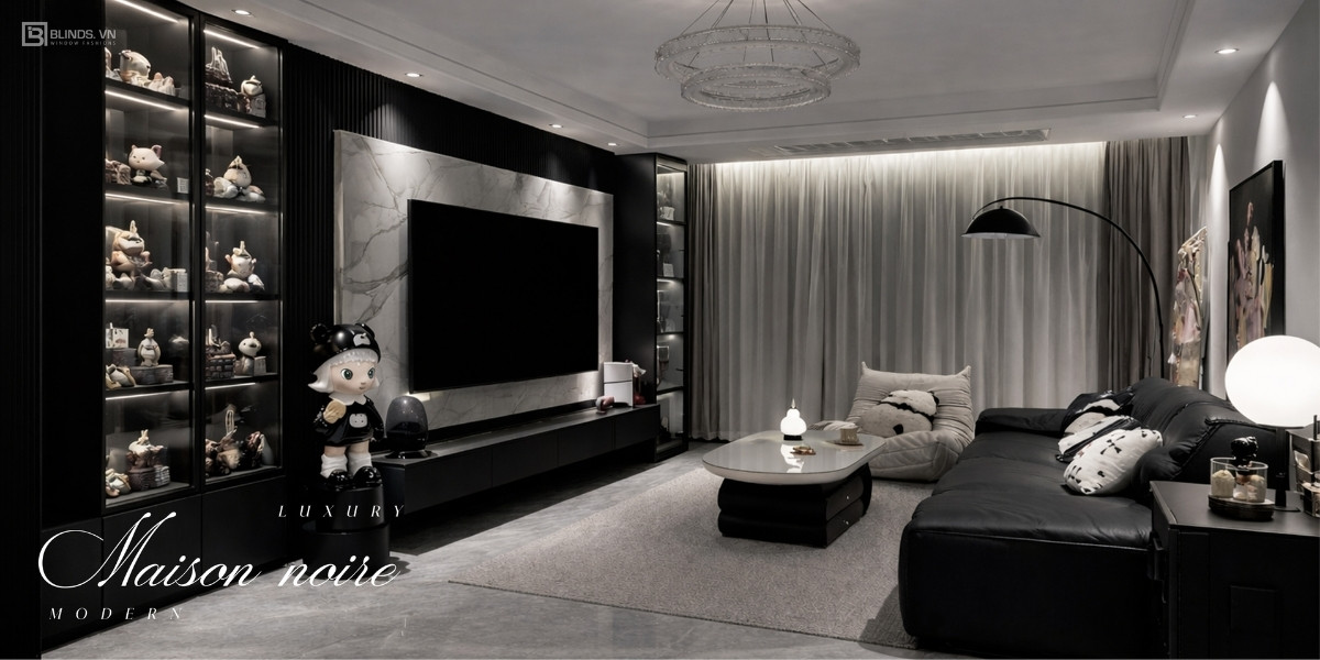 Maison Noire 1 Rèm cửa Blinds tại dự án Maison Noire