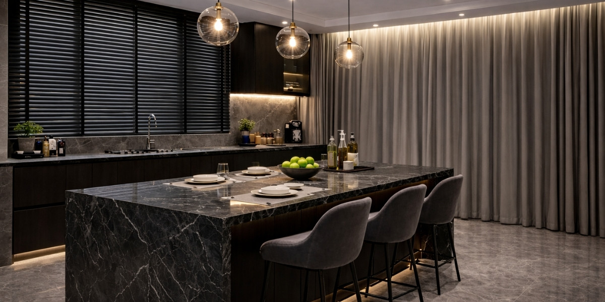 Maison Noire 3 Rèm cửa Blinds tại dự án Maison Noire