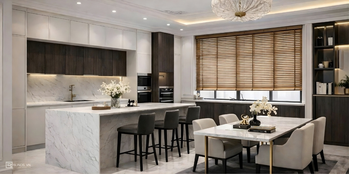 Golden Elegance 3 Rem cua Blinds tai du an cao cap Golden Elegance 3