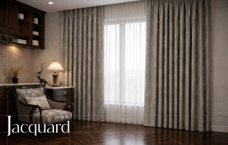 Rèm cửa Jacquard sang trọng từ từng sợi vải