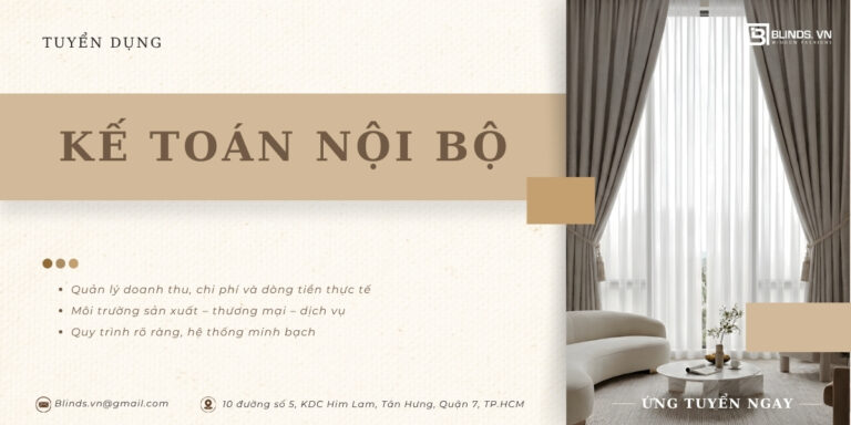 tuyển dụng kế toán nội bộ