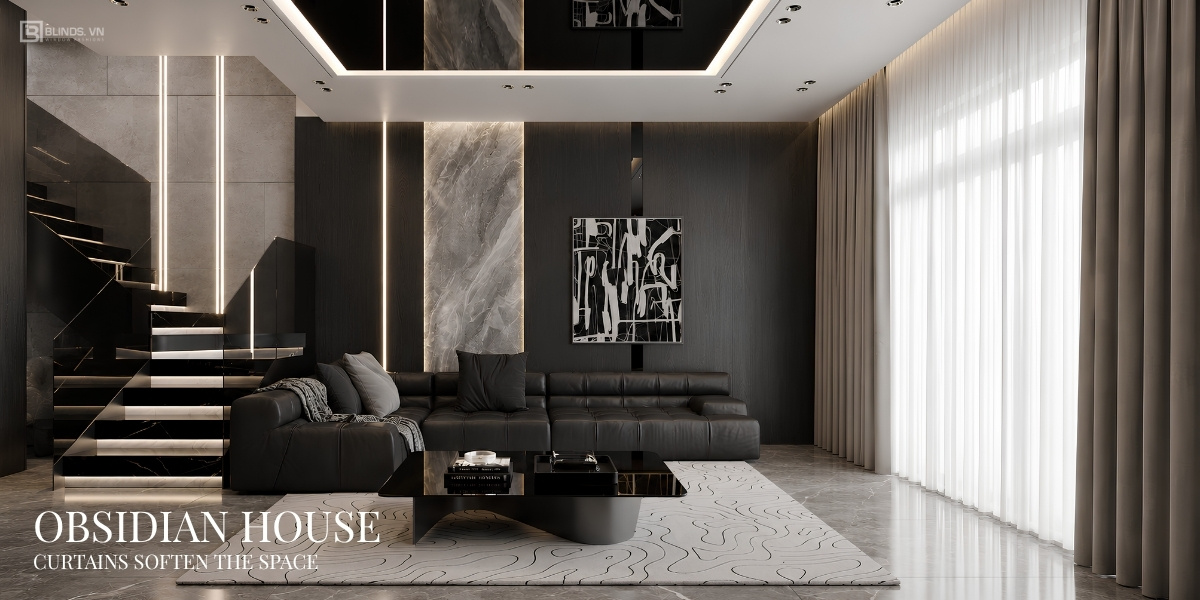 Obsidian House 1 rèm cửa