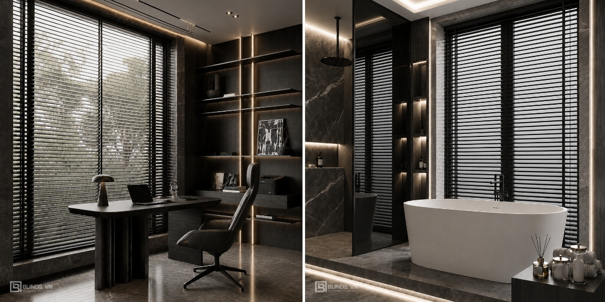 Obsidian House 2 rèm cửa