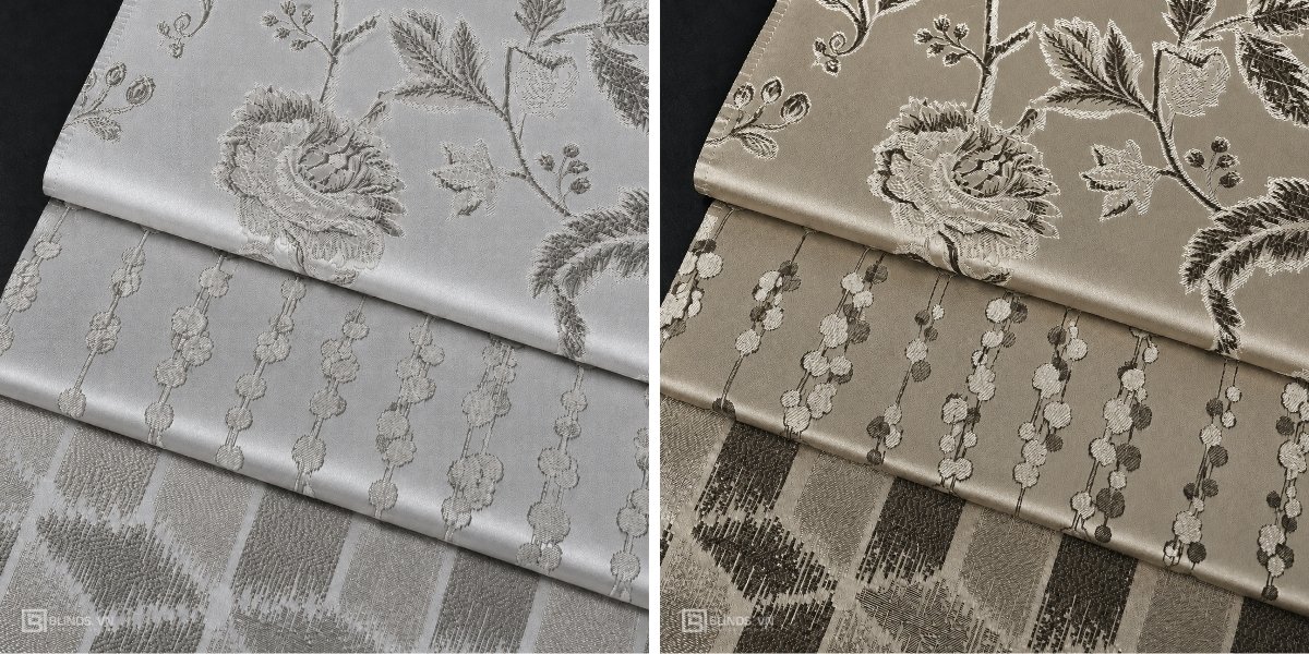 Top 4 mẫu rèm cửa Jacquard hot nhất 2026 – Vẻ đẹp cổ điển trong không gian hiện đại 3 top 4 mau vai jacquard hot nhat 2026 3