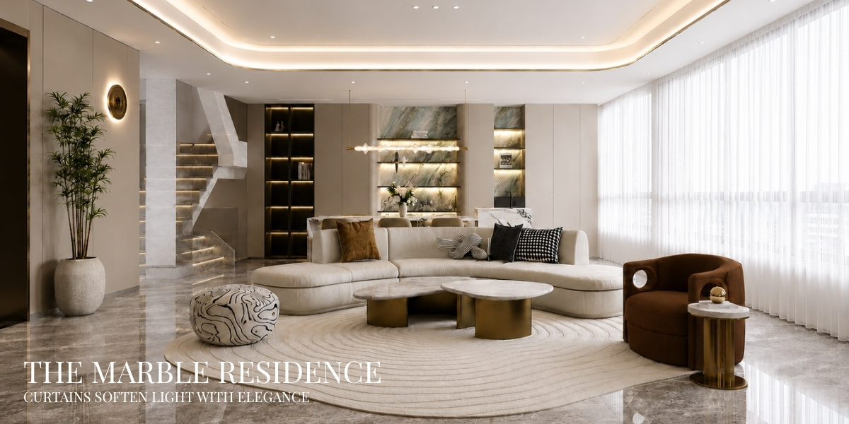 THE MARBLE RESIDENCE 1 Rèm cửa
